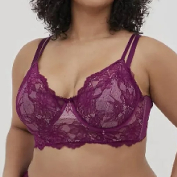 Torrid Dot Lace Bra size 3 - Picture 4 of 6